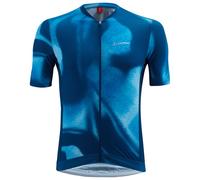 Loeffler Psy Mid Full Zip Short Sleeve Jersey Bleu 52 Homme Navy
