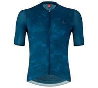 Loeffler Skys Escape Full Zip Short Sleeve Jersey Bleu 48 Homme Navy
