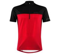 Loeffler Half Zip Glow Short Sleeve Jersey Rouge 50 Homme Red