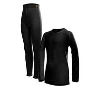 Loeffler Set Transtex-warm Long Sleeve Base Layer Set Noir 104 cm Enfants