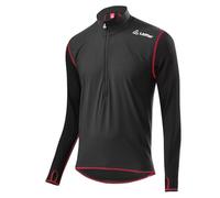 LÖFFLER HR. Windstopper Pulli TRANSTEX Light Pull Homme, Noir/Rouge, 56