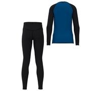 Löffler - Kid's Set Long CB Transtex Merino - Sous-vêtement mérinos - 164 - black / marin