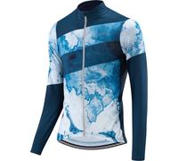 Löffler maillot cycliste manches longues M Vélo L/s maillot floes-blue