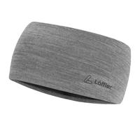 Löffler - Merino Wool Headband Wide - Bandeau - One Size - grey melange