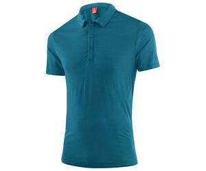 Löffler - Poloshirt Merino-Tencel - Polo - 46 - dark petrol