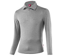 LÖFFLER Pull Homme M Midlayer Evo Turtle Transstex - Gris mélangé - Taille 46