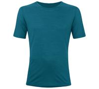 Loeffler Merino-tencel Short Sleeve T-shirt Bleu S Homme