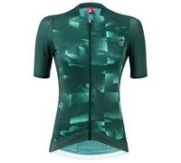Loeffler Skys Escape Full Zip Short Sleeve Jersey Vert 44 Femme Forest