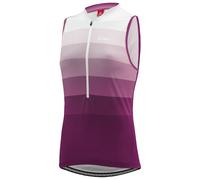 Löffler - Women's Bike Sleevless Jersey Halfzip Rainbow - Débardeur de cyclisme - 46 - bordeaux
