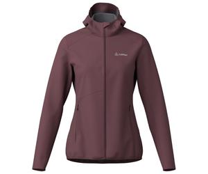 Löffler - Women's Hooded Jacket North Airblocc Light - Veste softshell - 38 - castagne