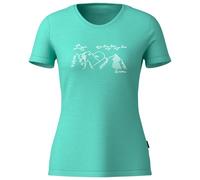 Löffler - Women's Printshirt Sunset Merino-Tencel - Haut en mérinos - 38 - clearwater
