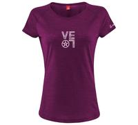 Löffler - Women's Printshirt Velo Merino-Tencel - Haut en mérinos - 38 - bordeaux