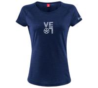 Löffler - Women's Printshirt Velo Merino-Tencel - Haut en mérinos - 46 - dark blue