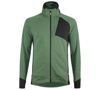 Löffler - Zip-Hoody Tech-Merino - Sweat à capuche en mérinos - 48 - pine