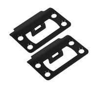 LOEFLIFA 1ensemble Plaque De Renfort pour Gâche De Porte Kit De Protection Acier Inoxydable avec Plaque De Verrouillage Facile à Installer Et Compatible avec Divers Modèles De Serrures