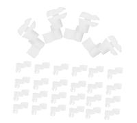 LOEFLIFA 200 Pièces Clips de Verrouillage de Porte pour Tige Attache de Verrou Compatible Voiture Clips de Retenue Plastique Robustes pour Réparation de Loquets Automobiles Kit de Fixation