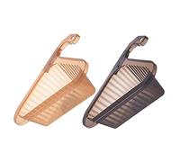 LOEFLIFA 2pièces Lot de Paniers De Vidange Évier Panier Angle Triangulaire pour Évier De Cuisine Crépine Drainage