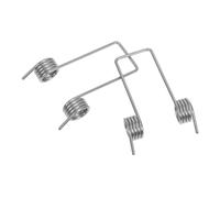 LOEFLIFA 2pièces Ressort De Torsion pour Couvercle Poubelle Jeu De Ressorts De Rechange Compatible avec Divers Modèles De Poubelles