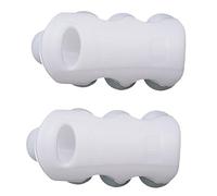 LOEFLIFA 2pièces Support De Douchette à Ventouse Fixation Murale Facile Et Amovible pour Salle De Bain Design Aléatoire