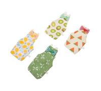 LOEFLIFA 4 Pièces Parrot Diaper Réutilisable Imperméable Absorption Confort pour Perroquets Calopsittes et Petits Oiseaux Gestion Hygiénique des Déchets