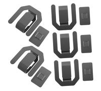 LOEFLIFA 5pièces Porte-Pantoufles Mural sans Perçage Organiseur De Chaussures Adhésif pour Salle De Bain Étagère à Pantoufles avec Drainage Rangement Pratique Et Élégant pour