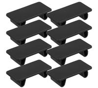 LOEFLIFA 8 pièces Cache-plaques pour Interrupteur à Bascule Abs Résistant Protection pour Panneau Standard Cache-trou de Fixation pour Tableau de Bord Automobile