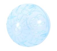 LOEFLIFA Balle de Course pour Hamster Mini 10 Cm Plastique Bleu, Jouet D’Exercice pour Petits Animaux, Roue Fitness Cage Hamster et Cochon D’Inde