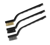 LOEFLIFA Brosse de Nettoyage Aquarium 3 Pièces Manche Long Flexible, Acier Inoxydable Résistant, Outil Ménage pour Algues et Pierres, Grattoir Pratique pour Entretien Quotidien Aquariums