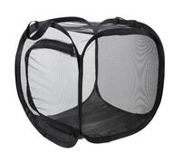 LOEFLIFA Cage Pliable en Filet Noir Petite Taille pour Élevage Insectes, Incubateur Libellules et Mantes Religieuses, Boîte D’observation Portable pour Exploration Éducative en Extérieur