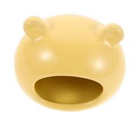 LOEFLIFA Ceramic Hamster Hideout Large Cooling Nest Small Pet Hiding Place for Hamster Chinchilla Gerbil Sugar Glider Summer Shelter