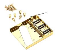LOEFLIFA Chevalet Tremolo Guitare Électrique Doré avec Système de Cordes Verrouillées Sellette Métal Pratique pour Remplacement et Accessoire Guitare