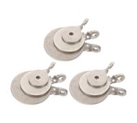 LOEFLIFA Cible en Acier Inoxydable 304 avec Trou, Lot de 9 Cibles, Haute Résistance, Portable, pour Entraînement et Compétition de Tir en Extérieur