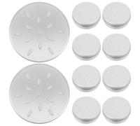 LOEFLIFA Étui d'Entraînement Olfactif pour Chiens Lot de 10 Boîtes en Aluminium 68 X 68 X 25 CM Couvercle Perforé pour Dressage Stress