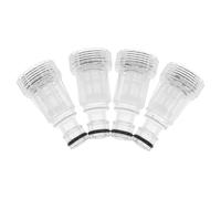 LOEFLIFA Filtre à eau pour lave-linge Plastique 4pcs Raccord rapide universel Compatible pour machine de lavage auto