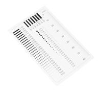 LOEFLIFA Instrument de Projection de Lignes et Détection Transparente de Défauts Règle Facile à Lire pour Mesure de Taches et Fissures en Laboratoire