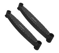 LOEFLIFA Lot de 2 Coussins D'échelle Antidérapants en Plastique Solide pour Marches de Lit Superposé et Trampoline, Tapis de Rechange Sécurisés pour Échelle de Couchette, Accessoires