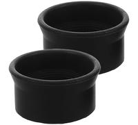 LOEFLIFA Lot de 2 Protections D'oculaire en Caoutchouc Noir pour Microscope Stéréo et Jumelles, Œilletons Épais Anti-éblouissement N°9, Remplacement Oculaires Confortables pour Usage