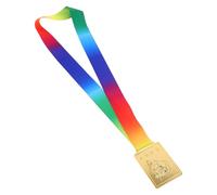 LOEFLIFA Médailles de Judo en Métal Doré Carré 1 Pièce Médaille Sportive pour Compétitions et Remises de Prix Scolaires Ruban pour Arts Martiaux Récompense Solide pour Élèves et Garçon