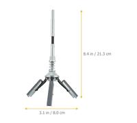 LOEFLIFA Outil de Rodoir Cylindre Moteur Flexible avec Écrou de Tension Ajustable pour Polissage et Décalaminage Moteur