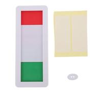 LOEFLIFA Panneau Indicateur de Porte Coulissante D’intimité 6x15 Cm en Acrylique Couleur Vive Ruban Adhésif Double Face pour Salle de Conférence Bureau et Centre Commercial