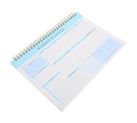 LOEFLIFA Semainier avec Reliure Spirale Planificateur Hebdomadaire Organisateur de Tâches Cahier de Travail et Gestion de Projet Bloc-notes pour Bureau École et Usage Personnel