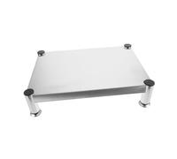 LOEFLIFA Support De Cuisinière Inoxydable Support Antidérapant pour Cuisinière à Induction Et Étagère De Rangement pour Cuisine Design Moderne Et Élégant Compatibilité