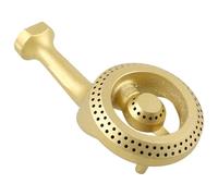 LOEFLIFA Tête de Brûleur à Gaz en Fonte Dorée, Installation Rapide pour Gazinière, Surface Lisse Facilitant le Nettoyage, Usage Domestique