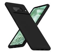 LoeoeL Coque de téléphone en silicone pour Google Pixel 8, minimaliste, ultra fine, en caoutchouc souple, couleur unie, simple et mignonne pour filles, esthétique, gel uni en gelée et protection pour