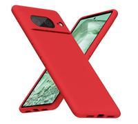 LoeoeL Coque de téléphone en silicone pour Google Pixel 8, minimaliste, ultra fine, en caoutchouc souple, couleur unie, simple et mignonne pour filles, esthétique, gel uni en gelée et protection pour