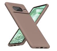 LoeoeL Coque de téléphone en silicone pour Google Pixel 8, minimaliste, ultra fine, en caoutchouc souple, couleur unie, simple et mignonne pour filles, esthétique, gel gelée uni et housse d'appareil