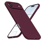 LoeoeL Coque de téléphone en silicone pour iPhone 17 Air, minimaliste, ultra fine, en gel de caoutchouc souple, couleur unie, TPU mat, jolie coque pour homme et femme, design esthétique uni et