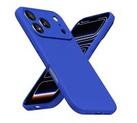 LoeoeL Coque de téléphone en silicone pour iPhone 17 Pro Max, minimaliste, ultra fine, en gel de caoutchouc souple, couleur unie, TPU mat, jolie coque pour homme et femme, design esthétique uni et