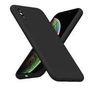 LoeoeL Coque de téléphone en silicone pour iPhone X/XS, minimaliste, ultra fine, en gel de caoutchouc souple, couleur unie, en TPU mat, jolie coque pour femme et homme, design esthétique uni et