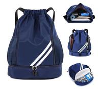 LOEPENLE Sac à Dos de Sport Tendance pour garçon, Grand Sac à Dos avec Cordon de Serrage, étanche, Sac à Dos avec Compartiment à Chaussures, Sac à Dos de Sport pour Femme, Poche extérieure pour Un